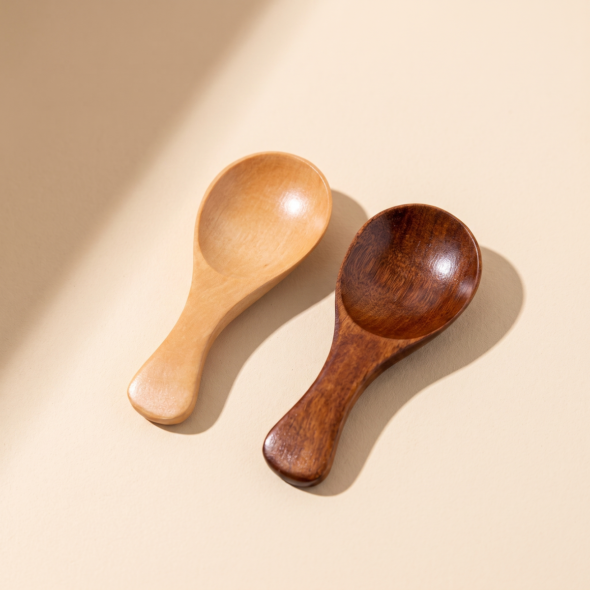 Messlöffel-Set aus Holz von Spielsinne zum Abmessen beim Backen