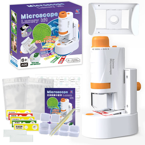 Tragbares Taschen-Mikroskop-Set